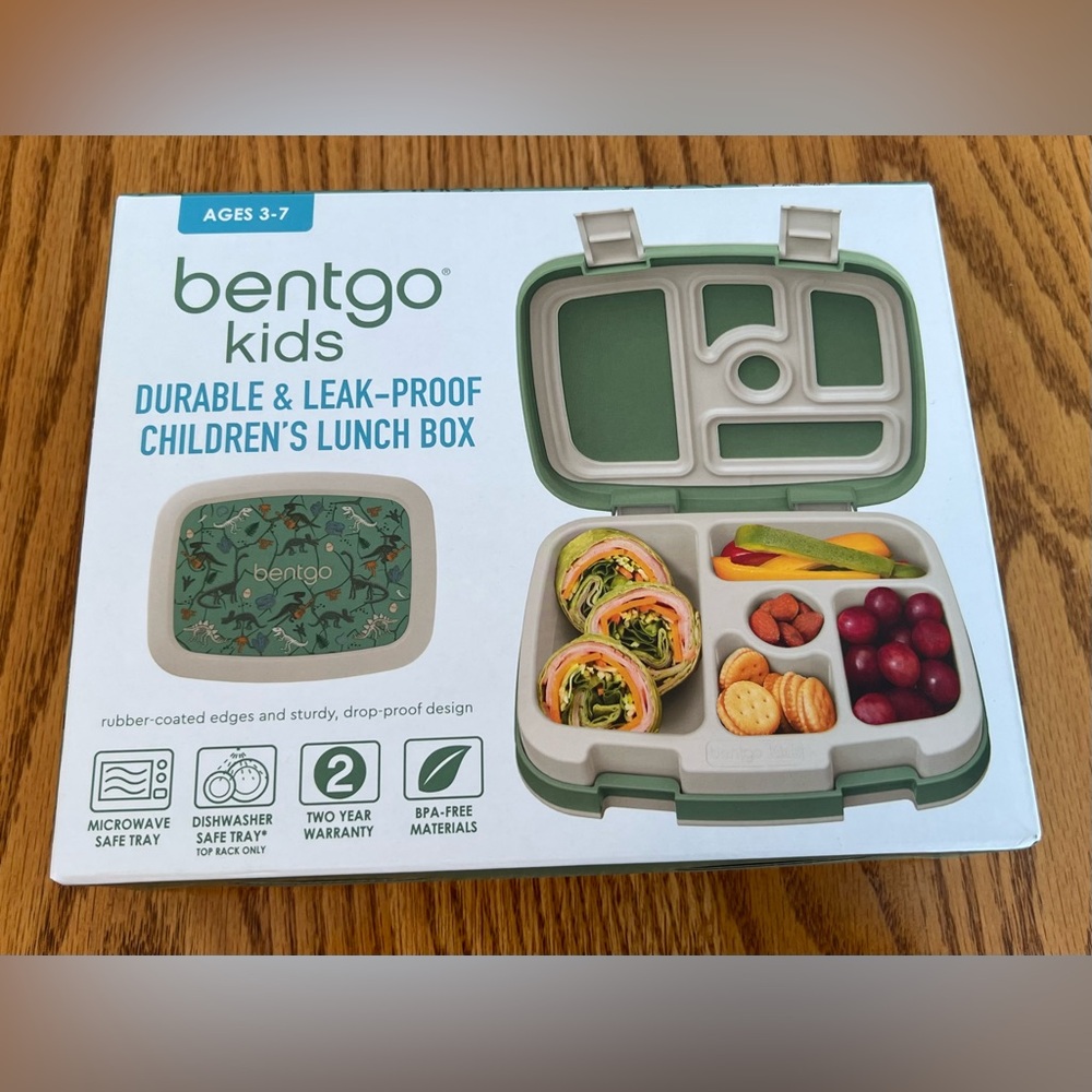 NIB Bentgo Kids Children’s Lunch Box in Dinosaurs Fossils